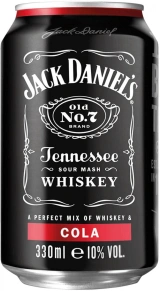 Виски Cola, Jack Daniels, 0.33 л