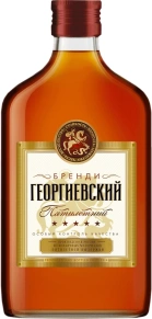 Бренди 5 Звезд, Георгиевский, 5 лет, 0.25 л