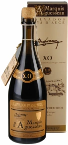 Кальвадос Marquis d'Aguesseau, XO, 30 лет, 0.7 л (п/у)