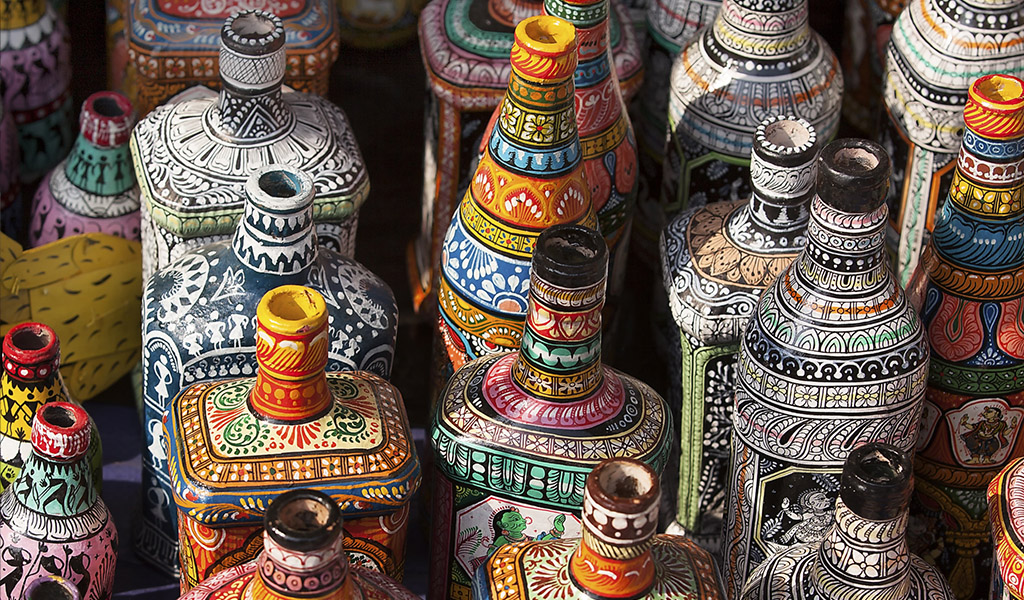 Глиняные бутылки